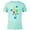 Ocean Blue, variant on Disney and Pixar’s Up Love Balloons - Short Sleeve Blended T-Shirt for Adults - Customized-Ocean Blue