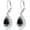 Black CZ-White, variant on Leverback Dangle Earrings for Women Trendy Multicolor Pear Cubic Zircon Earrings Birthstone Teardrop Drop Earrings Jewelry Gifts for Everyday Party Wedding 14K White Gold | 24K Gold Plated[a5102]