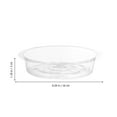 thumbnail image 2 of MERRYHAPY 25Ud Saucers Transparent De Plástico Para Macetas Con Drenaje Y Soporte Para Plantas En Casa, 2 of 6