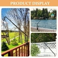 thumbnail image 3 of Heavy Duty Deck Hook for Railing Adjustable Rail Pole for Bird Feeders Shepherd Hook Outdoor Plant Hanger Deck Shepherd Hook Heavy Duty Bird Feeder Pole Hanger, 3 of 11