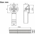 thumbnail image 3 of Kitchen Sink Drainer Lateral Circular Overflow Washbasin Accessories Overflow Tube For Sink Expandable Overflow Tube, Circular Connection, 3 of 3