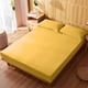 thumbnail image 5 of Sábana bajera antideslizante para cama doble | Funda de colchón de poliéster elástico de 200 x 180 x 30 cm | Tacto suave de camiseta | Azul marino, azul, blanco, verde, amarillo y gris | Lavable a, 5 of 6