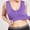 Purple, variant on Kukoosong Sports Bras for Women Fashion Women's Pure Color Plus Size-Thin Large Bra Sports Bra Full Bra Cup Tops, Sizes M