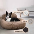 thumbnail image 4 of Cama para perros Jaula redonda cálida de poliéster | Funda lavable extraíble | Cama para mascotas pequeña y mediana | Colchoneta acolchada suave y transpirable | Duradero que no se colapsa | 15,7 x, 4 of 6