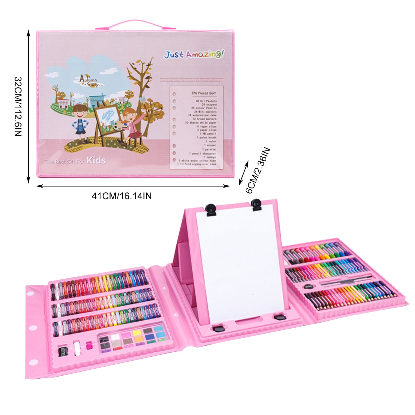 Children's 176 Piece Art Set