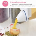 thumbnail image 3 of Rice Storage Container - Cereal Container Airtight - Rice Storage Box - Rice Storage Bin Cereal Container Dispenser with Measuring Cup Kitchen Grain Rice Container 2KG Capacities of Rice, 3 of 7