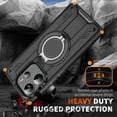 thumbnail image 2 of For Xiaomi Redmi Note 14 4G (163.25mm) Case Compatible with MagSafe Rotating Ring Kickstand PC + TPU, 2 of 5