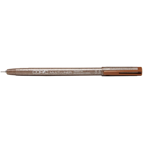 Pluma de Tinta Copic Multiliner Sepia Punta 0.3 mm
