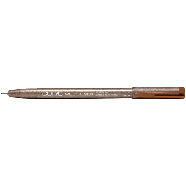 Pluma de Tinta Copic Multiliner Sepia Punta 0.3 mm