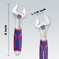 thumbnail image 2 of Llave ajustable WORKPRO de 20 cm de ancho con empuñadura de goma, 2 of 8