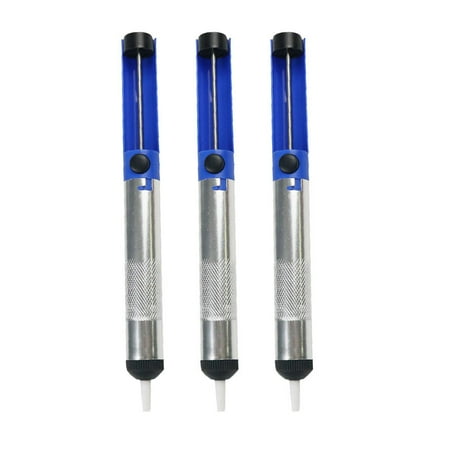 

PATKAW 3Pcs Suction Pump Manual Non-slip Suction Tin Sucker Repair Remove and Weld Waste Tin Removal Assistant