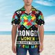 thumbnail image 2 of Fotbe I Love With Autism Camisa Hawaiana para Hombre Unisex – Camisa Casual de Verano con Botones de Manga Corta de Algodón y Lino,3X-Large, 2 of 7