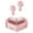 Pink, variant on 1.00 dollar items Active Noise Cancelling Earbuds Wireless Bluetooth Headphones Ear Buds 90Hrs Playback Stereo Bass Earphones with Mic Over-Ear Hooks IPX7 Waterproof Headset for Work Sports Running