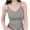 Gray, variant on Summer Tank Tops For Women Plus Size Causal Solid Color Sleeveless Spaghetti strap V-Neck Pullover tops Women Camisoles With Built In Bras Under $7 Black XL
