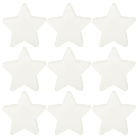 Uxcell 108Pcs Stars Cutouts 3.5"x4" Paper Star Shaped Paper Cards for Bulletin Board Decorations White