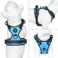 thumbnail image 3 of PHOEPET No Pull Dog Harness Medium Reflective Front Clip Vest with Handle, Adjustable 2 Metal Rings 2 Buckles,Blue, 3 of 7