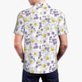 thumbnail image 5 of Vsdgher Daisies Flowers Print Men's Short Sleeve Stretch Polo Shirt, Moisture-Wicking Performance Polo Shirt, 5 of 8