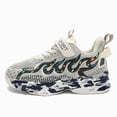 thumbnail image 5 of Zuwimk Boys Girls Kids Sneakers Running Athletic Shoes Breathable,Comfortable,Non-slip,Easy wear,Casual fashion,sport,Little/Big Kid(Beige,13-13.5 Years), 5 of 7