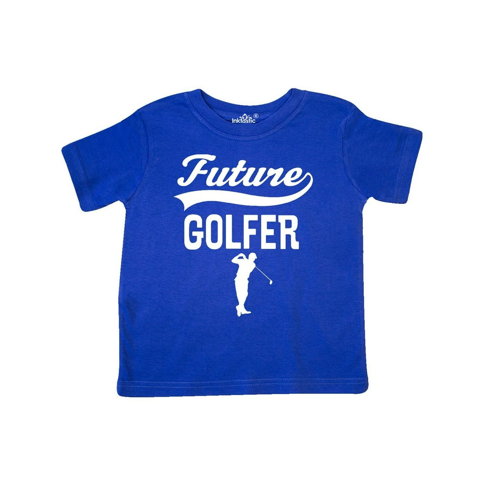 INKtastic Inktastic Future Golfer Boys Golfing Toddler Short Sleeve T