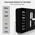 thumbnail image 2 of Reloj de pared digital BLESIY LED 15 Pantalla USB Telemando Naranja, 2 of 6