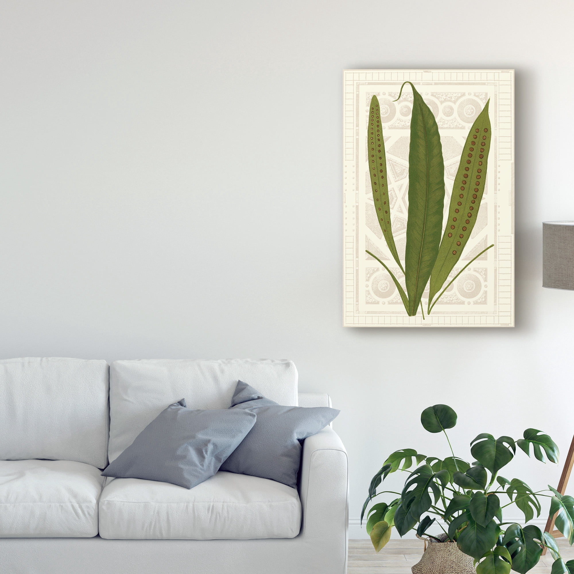 Trademark Fine Art 'Garden Ferns VI' Canvas Art by Vision Studio