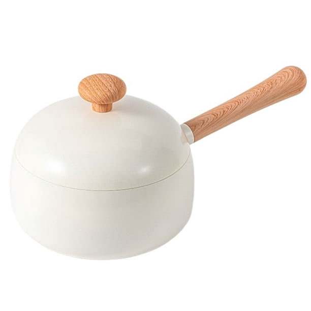 Cacerola de 2,5 cuartos con tapa, cacerola de cerámica, ollas pequeñas, olla for sopa antiadherente