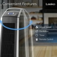 thumbnail image 4 of Lasko 35" Oscillating 3-Speed High Velocity Fan with Remote Control, U35120, 4 of 13