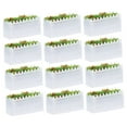 thumbnail image 4 of KAKOWELY 12Pcs Compact White Mini Flower Bed Decors for Desktop Ornaments and Sand Table Layout Decor, 4 of 8