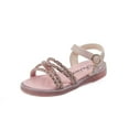 thumbnail image 2 of Toddler Shoes Children Girls Sandals Princess Open-toed Soft Bottom Roman Performance Shoes,Pink Sandals For Kids Size 9.5 M, 2 of 9