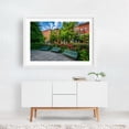 thumbnail image 2 of Park Ave Median Park - Baltimore Maryland Photography White Framed Wall Art Print 12 x 18 inches, 2 of 3