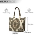 thumbnail image 5 of Artistic Paisley Travel Bag Abstract Boho Weekender Duffel with Vintage Floral Pattern, Ethnic Chic Ornament Design, 5 of 5