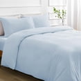 thumbnail image 4 of Duvet Cover Queen Piece Prewashed Ultra Soft Queen Bedding Set Features Zipper Closure and Corner Ties Includes Duvet Cover x & Pillowcases No Comforter, 4 of 7