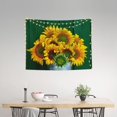 thumbnail image 2 of Kdxio Sunflowers in Bucket Wall Hanging Tapestries Banner For Bedroom College Dorm Home Living Room Party Decor 29X37 In, 2 of 8