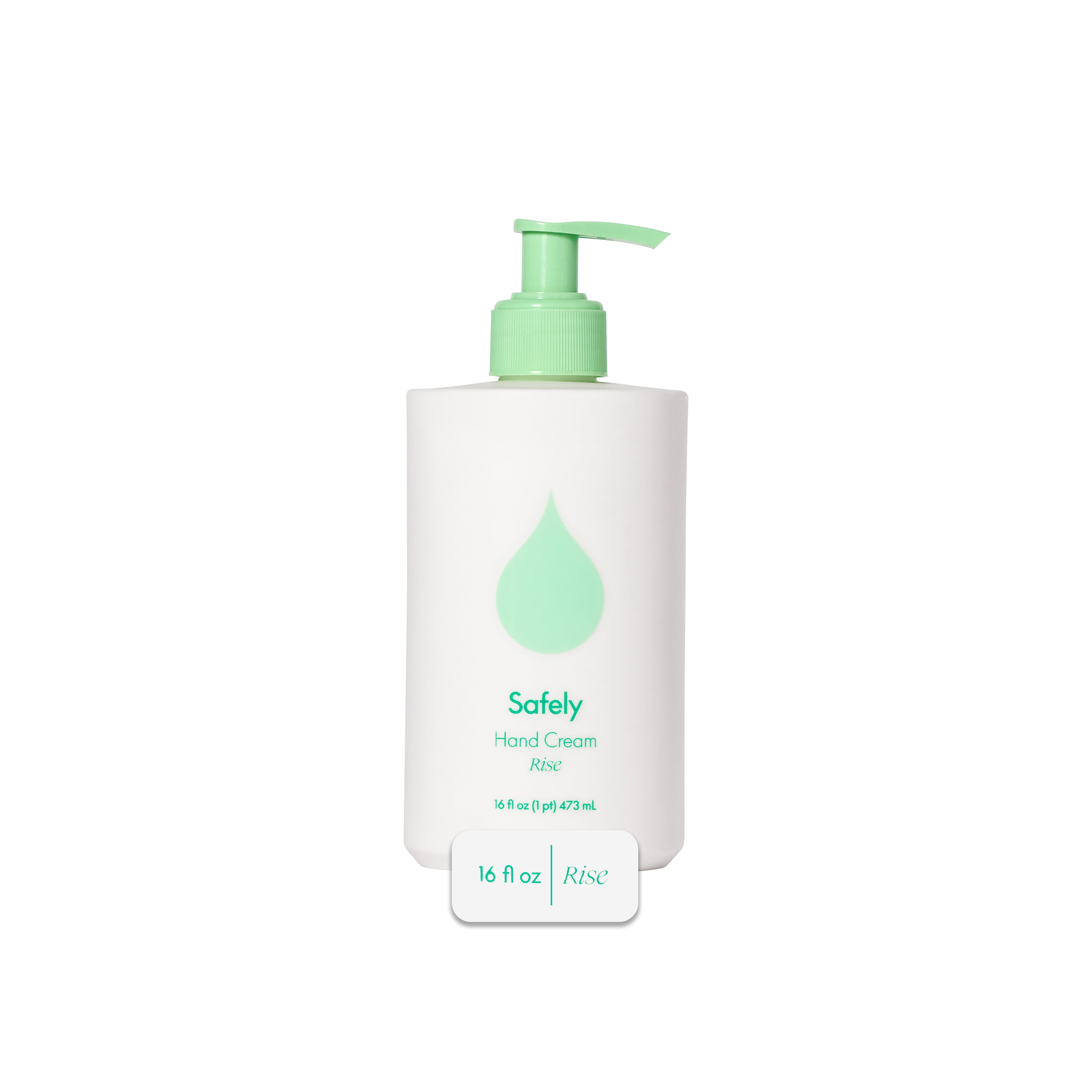 Safely Hand Cream, Naturally Moisturizing Hand Cream, Rise Scent, 16 fl