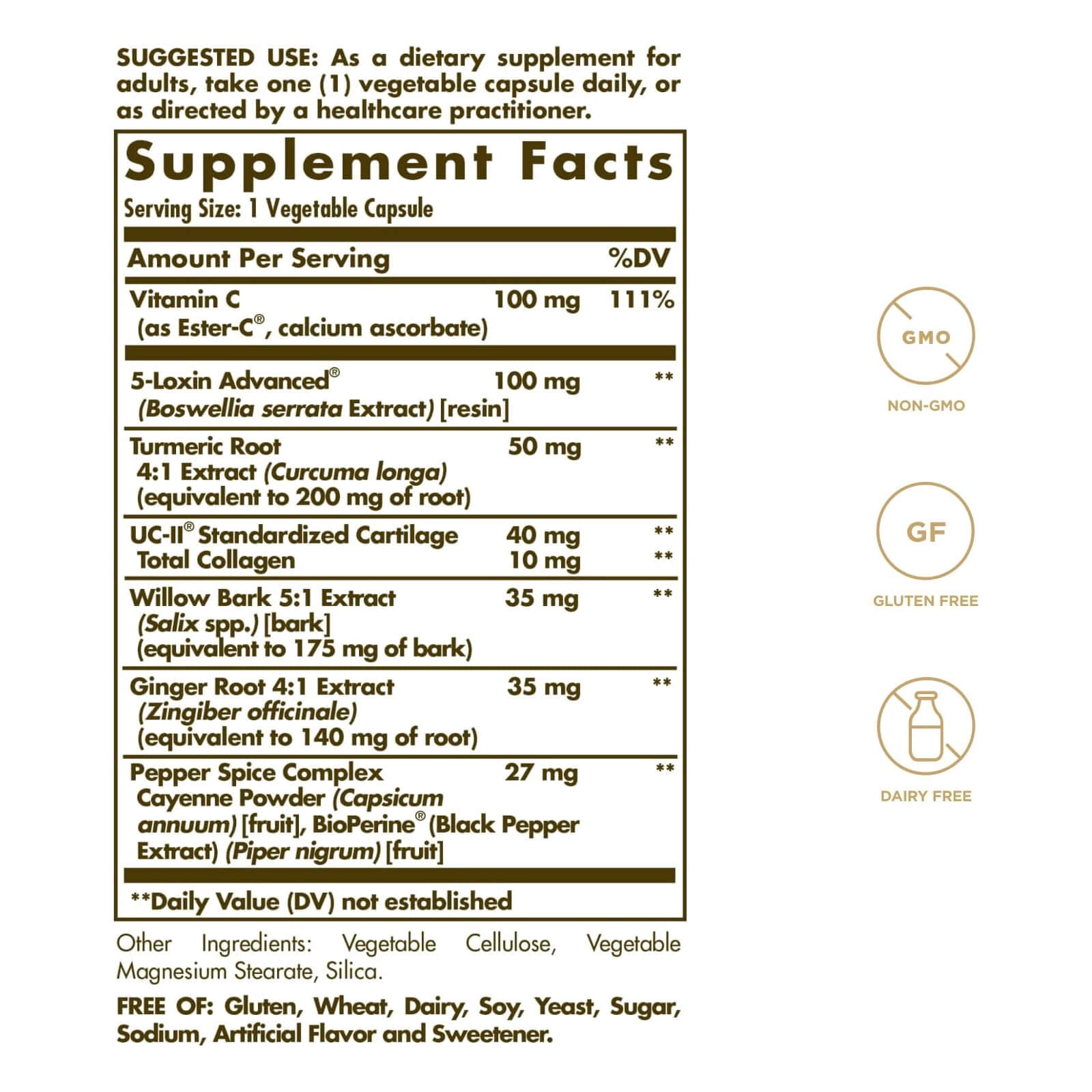Solgar no. 7 joint support and comfort 30 vegetable capsules