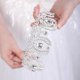 thumbnail image 4 of Coronas de princesa con diamantes de imitación para mujeres y niñas, bodas y fiestas nupciales (plata), 4 of 4