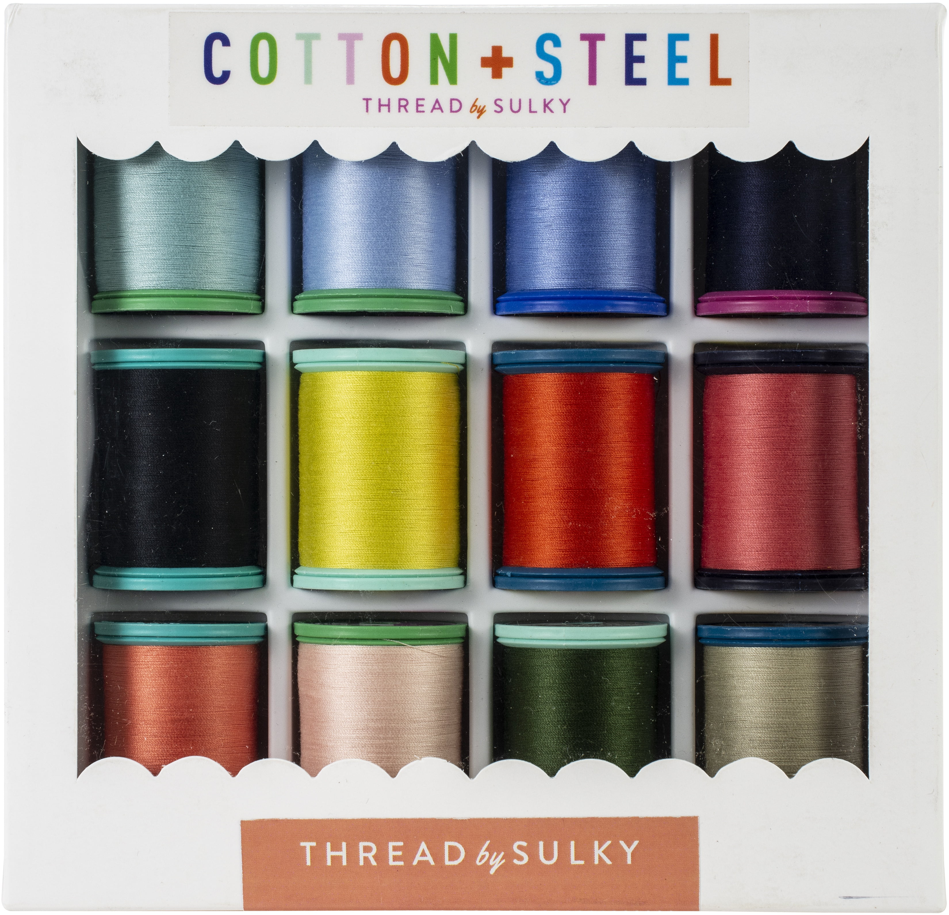 Sulky Cotton + Steel Thread Collection 50wt 660yd 12/PkgWildflowers