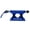 Blue, variant on Mosiee Bicycle Fork Mount Holder Alloy Black Blue Car Rack Suv Parking Stand for Road Black