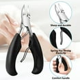 thumbnail image 3 of Nail Scissors Set, Stainless Steel Manicure Nail Clippers, Sharp Nail Clippers for Thick & Ingrown Toenails, 8 Pcs Pedicure Set Nail Scissors Toenails, 3 of 7