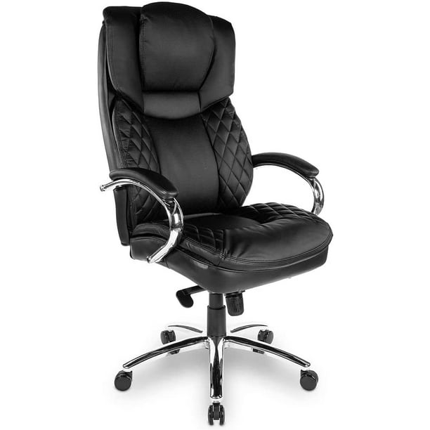 Halter Executive Bonded Leather Office Chair with High Back, Swivel Motion, Adjustable Height