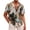 Green, variant on CBGELRT Mens Shirts Summer Mens Casual Dress Shirt Men Button Down Summer Printed Casual Short Sleeves Lapel Shirt Green L
