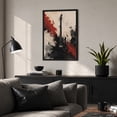 thumbnail image 6 of Meframe 18x24 Plastic Picture Frame Set of 4, Poster Frame for Wall Hanging, Horizontal or Vertical Display, Black, 6 of 6