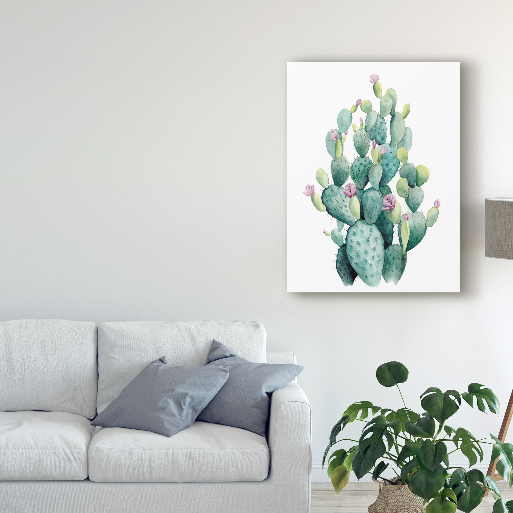 Grace Popp 'Desert Blooms I' Canvas Art