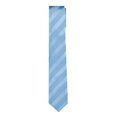 thumbnail image 3 of Jacob Alexander Boys' Prep Solid Color Tonal Stripe Neck Tie - Baby Blue, 3 of 4