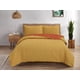 thumbnail image 4 of Edredón Ligero Tipo Colcha HUDSON & MAIN Matrimonial Amarillo Microfibra, 4 of 5