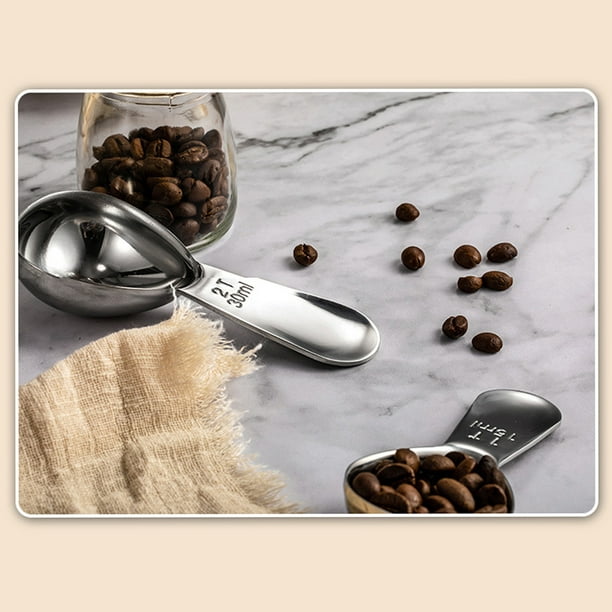 Cuillère à café 2-en-1 Support Cuillère à mesurer le café Espresso