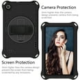 thumbnail image 6 of Fire 7 Tablet Case For Kids with Adjustable Shoulder Strap, Dteck 360 Rotating Stand Full Body Shockproof Protective Case Cover with Hand Strap for Kindle Fire 7 (2015/2017/2019), Black, 6 of 7