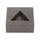 thumbnail image 2 of Molde de lingote de grafito triangular, estabilidad térmica, crisol de grafito multifuncional para fundición, 90 g de oro, 10 g de plata, 2 of 8