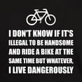 thumbnail image 3 of CafePress - Handsome Ride Bike T Shirt - Men's Classic Graphic Cotton T-Shirt, 3 of 4