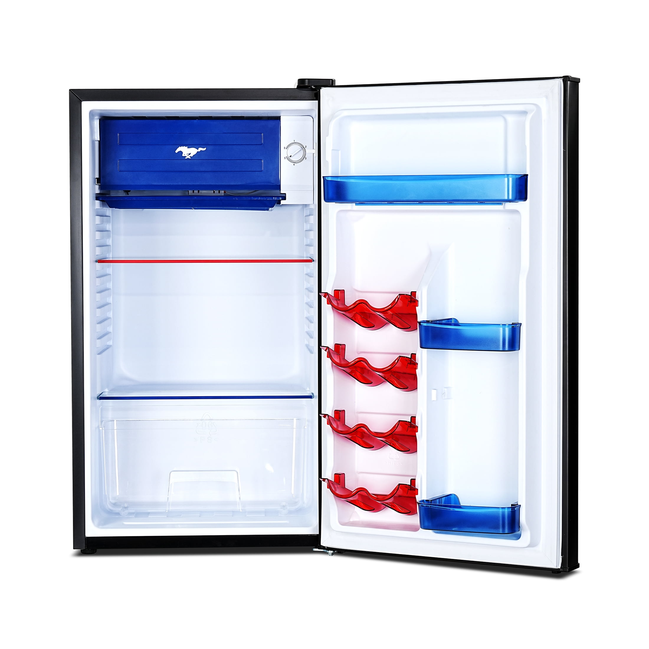 Ford Adjustable Racks 18609 110 V Compact Refrigerators, Black, 3.2 Cu. ft 91 Litre